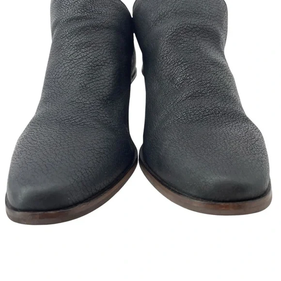 Lucky Brand Womens Black Leather Upper Fun Academia Casual Ankle Bootie Sz 8.5M - Picture 4 of 10